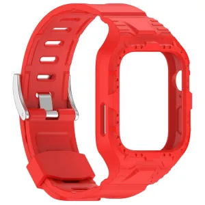 GLACIER Ochranné puzdro s remienkom pre Huawei Watch Fit3 červené