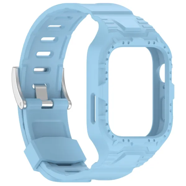 GLACIER Ochranné puzdro s remienkom pre Huawei Watch Fit3 svetlomodré