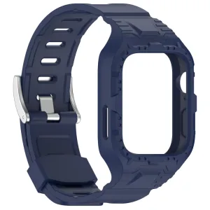 GLACIER Ochranné puzdro s remienkom pre Huawei Watch Fit3 tmavomodré