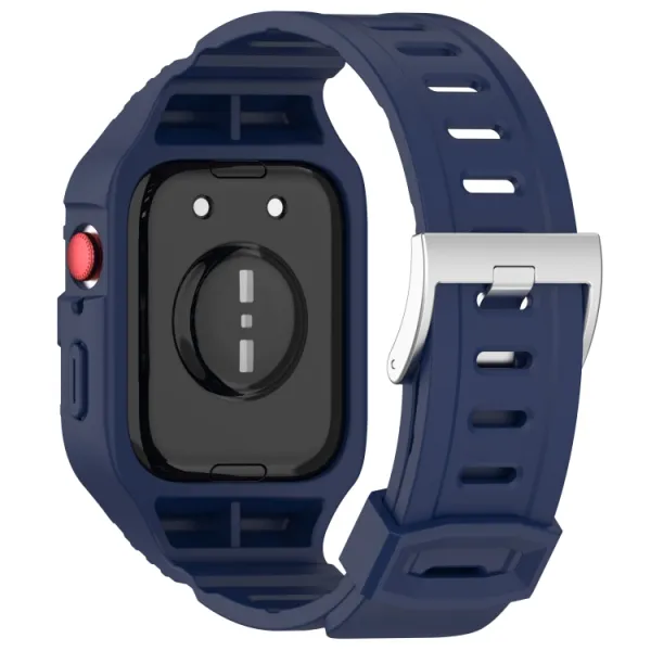 GLACIER Ochranné puzdro s remienkom pre Huawei Watch Fit3 tmavomodré