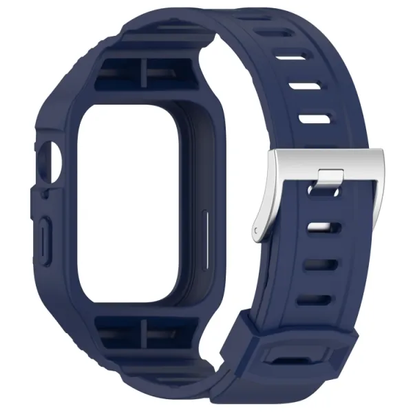 GLACIER Ochranné puzdro s remienkom pre Huawei Watch Fit3 tmavomodré