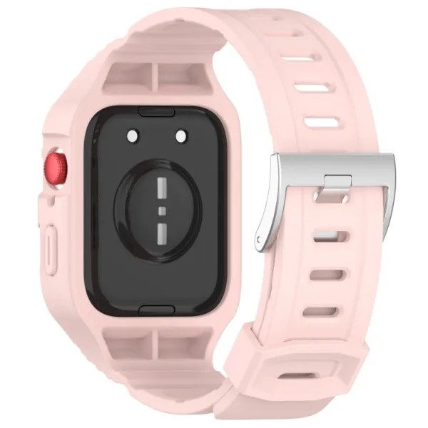 GLACIER Ochranné puzdro s remienkom pre Huawei Watch Fit3 ružové