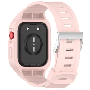 GLACIER Ochranné puzdro s remienkom pre Huawei Watch Fit3 ružové
