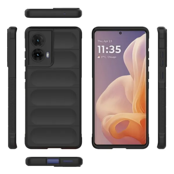 STEPS Ochranný kryt pre Motorola Moto G85 5G čierny
