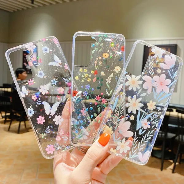 BLOOM Ochranné puzdro pre Samsung Galaxy A55 5G FLORAL