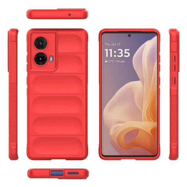 STEPS Ochranný kryt pre Motorola Moto G85 5G červený
