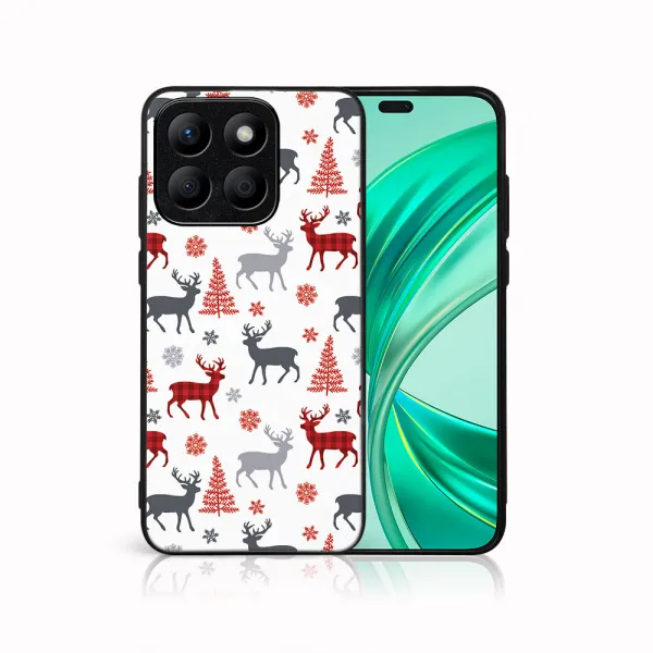MY ART Kryt s vianočným dizajnom Honor X8b DEER (068)