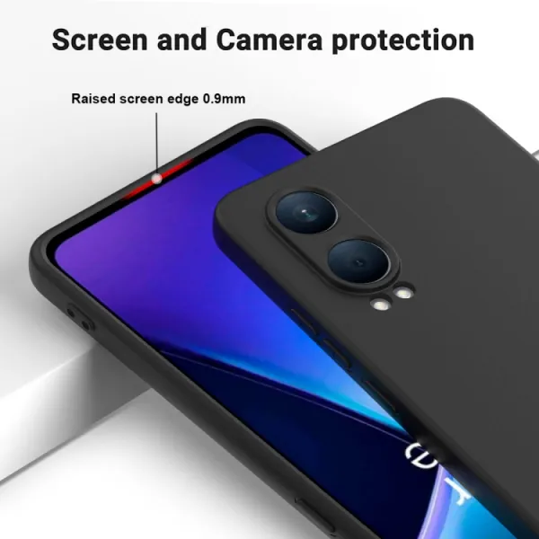 RUBBER Ochranný obal pre OnePlus Nord CE 4 Lite 5G čierny