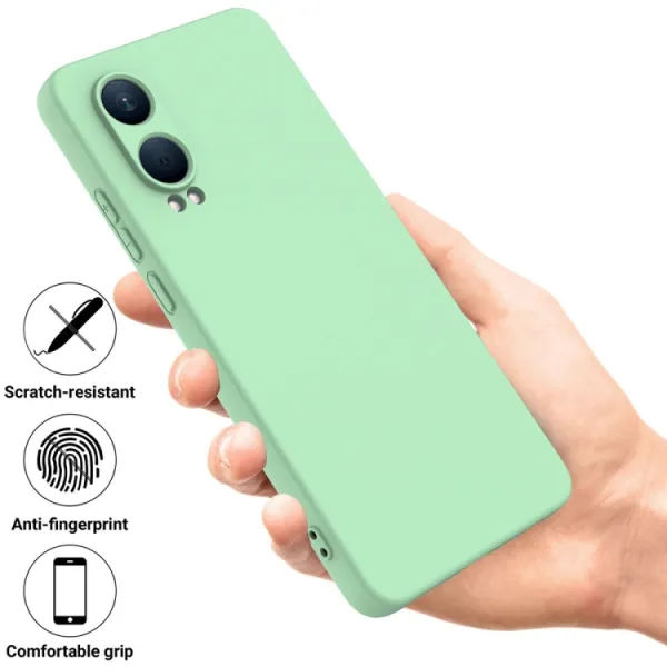 RUBBER Ochranný obal pre OnePlus Nord CE 4 Lite 5G zelený