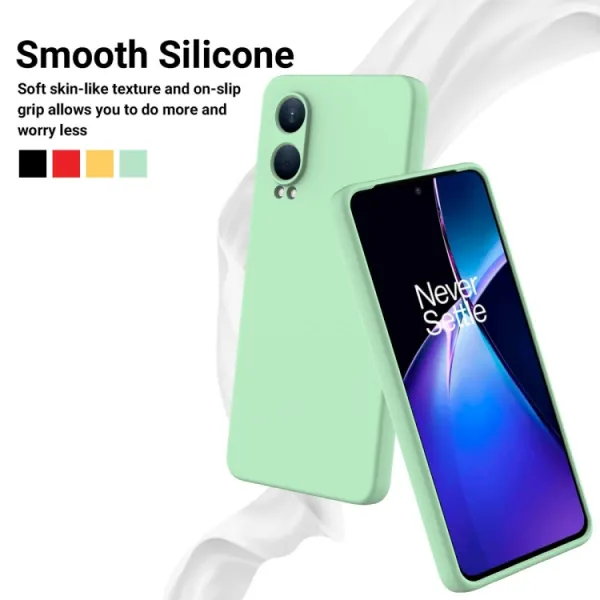 RUBBER Ochranný obal pre OnePlus Nord CE 4 Lite 5G zelený