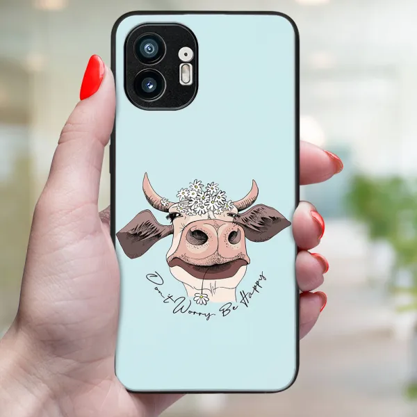 MY ART Ochranný kryt pre Nothing Phone 1 HAPPY COW (181)