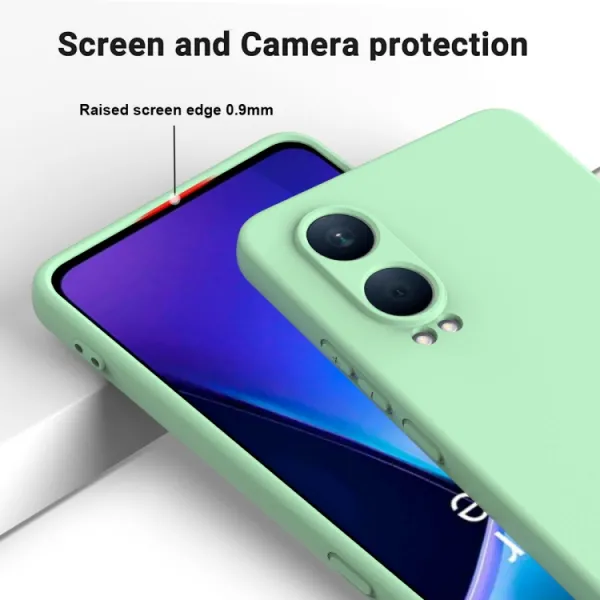 RUBBER Ochranný obal pre OnePlus Nord CE 4 Lite 5G zelený