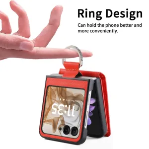 CARD Kryt s priehradkami pre karty Motorola Razr 50 Ultra oranžový