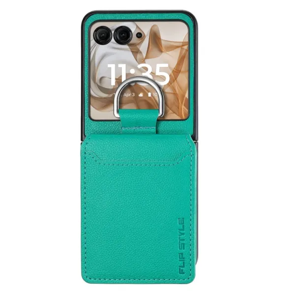 CARD Kryt s priehradkami pre karty Motorola Razr 50 Ultra zelený