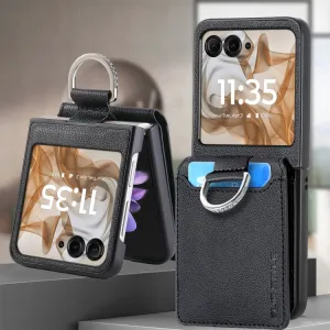 CARD Kryt s priehradkami pre karty Motorola Razr 50 Ultra čierny