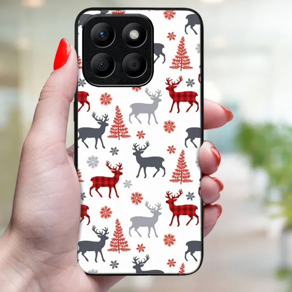 MY ART Kryt s vianočným dizajnom Honor X8b DEER (068)