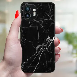 MY ART Ochranný kryt pre Nothing Phone 1 BLACK MARBLE (142)