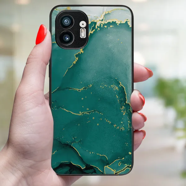 MY ART Ochranný kryt pre Nothing Phone 1 GREEN MARBLE (145)