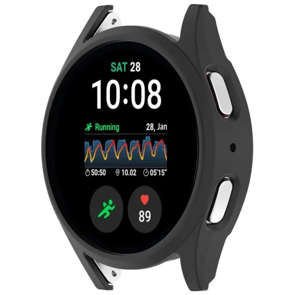 PC HALF COVER Plastový kryt Samsung Galaxy Watch 7 40mm čierny