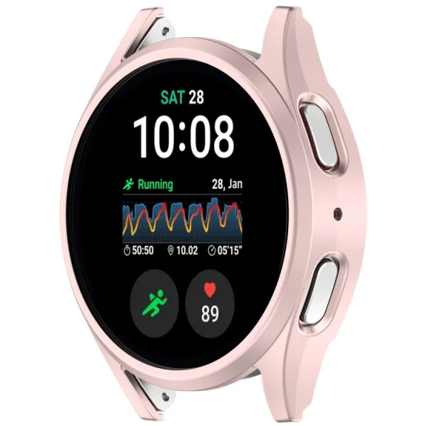PC HALF COVER Plastový kryt Samsung Galaxy Watch 7 40mm ružový