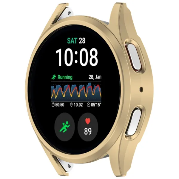 PC HALF COVER Plastový kryt Samsung Galaxy Watch 7 44mm zlatý