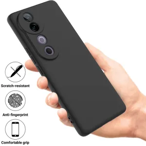 RUBBER Ochranný kryt pre Vivo V40 5G čierny