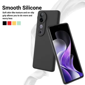 RUBBER Ochranný kryt pre Vivo V40 5G čierny