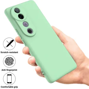 RUBBER Ochranný kryt pre Vivo V40 5G zelený