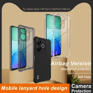IMAK Ochranný obal pre Xiaomi Redmi 13 čierny matný