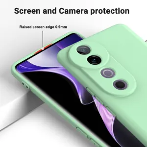 RUBBER Ochranný kryt pre Vivo V40 5G zelený