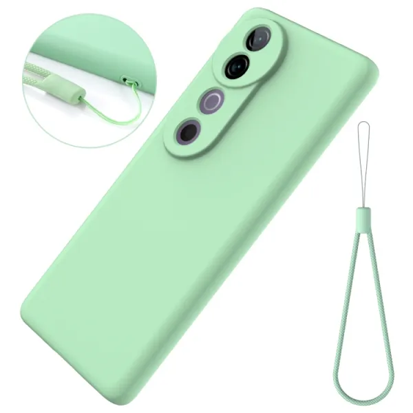 RUBBER Ochranný kryt pre Vivo V40 5G zelený