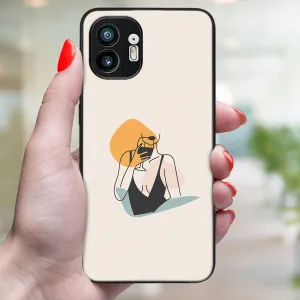MY ART Ochranný kryt pre Nothing Phone 1 WOMAN (197)