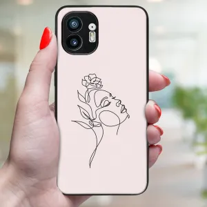 MY ART Ochranný kryt pre Nothing Phone 1 ROSE GIRL (198)