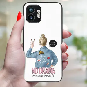 MY ART Ochranný kryt pre Nothing Phone 1 NO DRAMA (138)