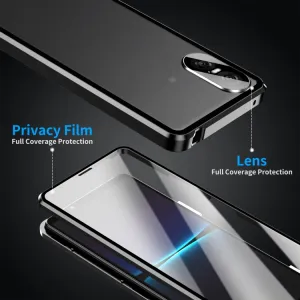 Magnetický kryt 360 pre Sony Xperia 10 VI čierny