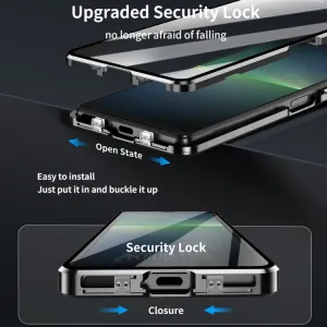 Magnetický kryt 360 pre Sony Xperia 10 VI čierny