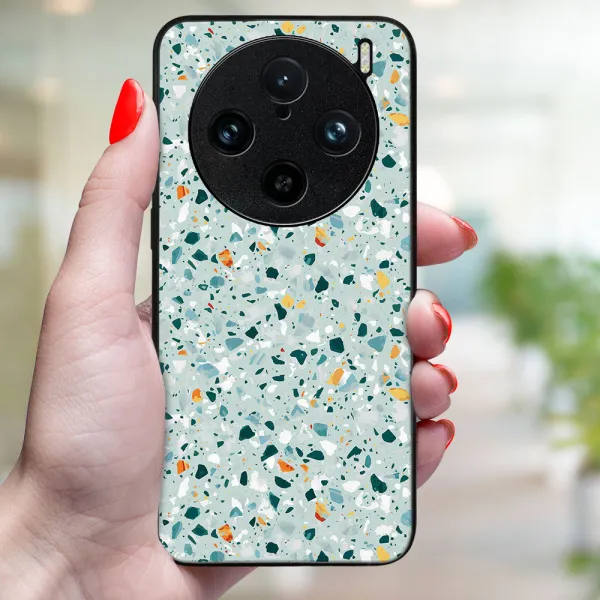 MY ART Ochranný kryt pre Vivo X100 Pro 5G BLUE TERRAZZO (164)