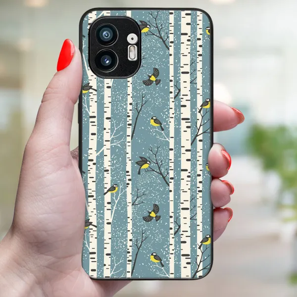 MY ART Kryt s vianočným dizajnom Nothing Phone 1 BIRCH (072)