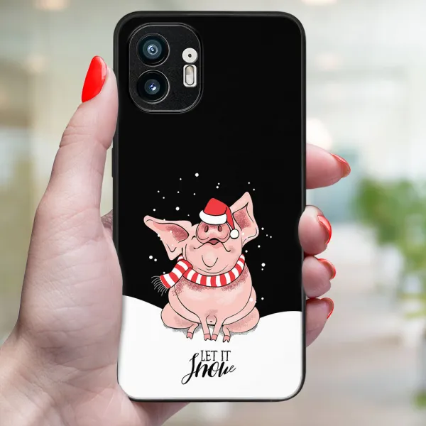 MY ART Kryt s vianočným dizajnom Nothing Phone 1 LET IT SNOW (075)