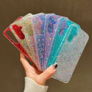 GLITTER Ochranný kryt pre Samsung Galaxy A14 5G strieborný