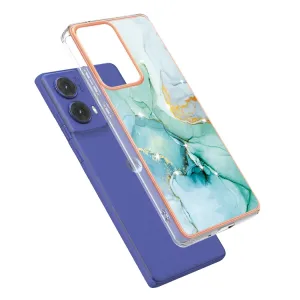 IMD MARBLE Ochranný kryt pre Motorola Moto G85 5G GREEN