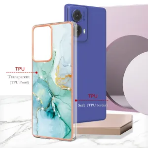 IMD MARBLE Ochranný kryt pre Motorola Moto G85 5G GREEN