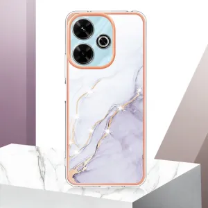 IMD MARBLE Ochranný kryt pre Xiaomi Redmi 13 WHITE