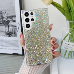 GLITTER Ochranný kryt pre Samsung Galaxy A54 5G zlatý