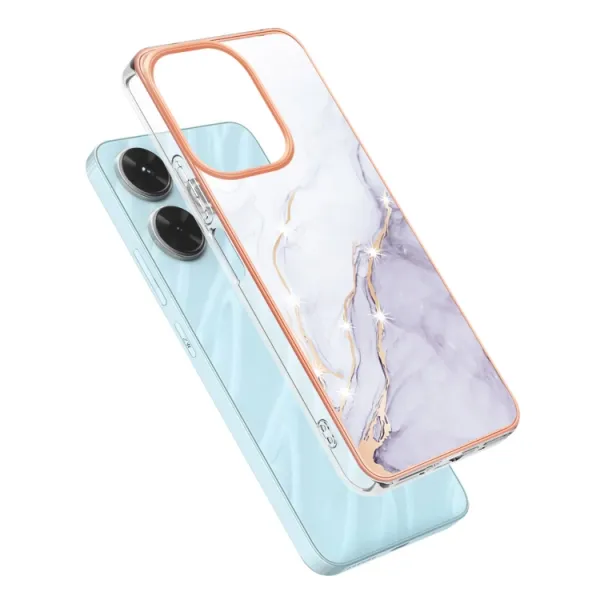 IMD MARBLE Ochranný kryt pre Xiaomi Redmi 13 WHITE