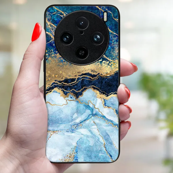 MY ART Ochranný kryt pre Vivo X100 Pro 5G BLUE MARBLE (141)