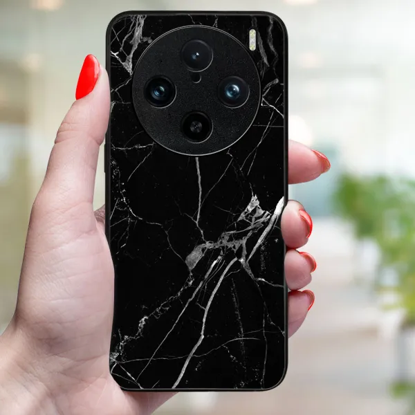 MY ART Ochranný kryt pre Vivo X100 Pro 5G BLACK MARBLE (142)