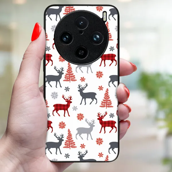 MY ART Kryt s vianočným dizajnom Vivo X100 Pro 5G DEER (068)