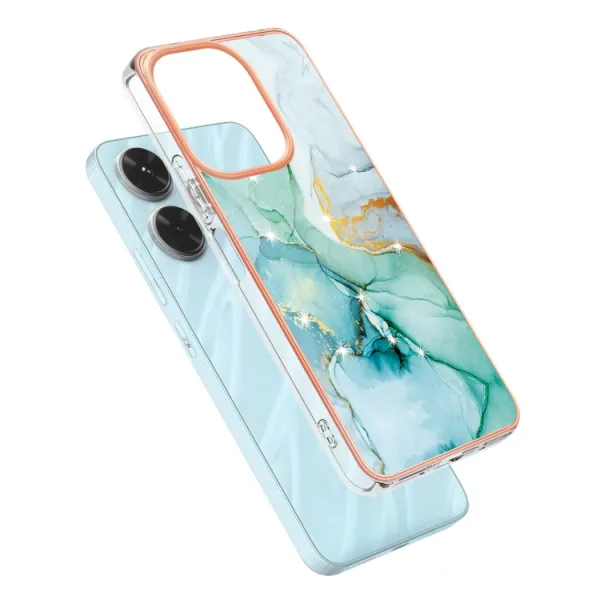 IMD MARBLE Ochranný kryt pre Xiaomi Redmi 13 GREEN