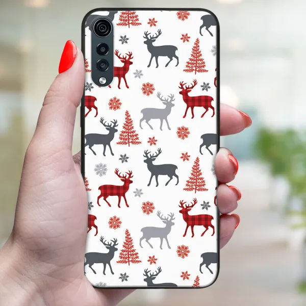MY ART Kryt s vianočným dizajnom LG Velvet DEER (068)